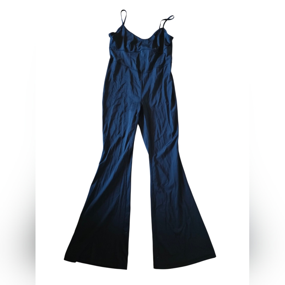JoyLab Black Flare Leg Jumpsuit Size XL